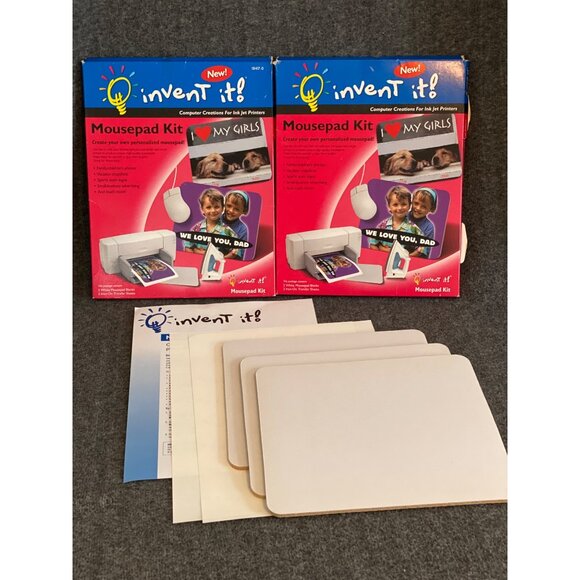 VTG Invent It 2000 Mousepad Kit 18417-0 Personal Computer Creation Ink Jet Print - Picture 4 of 16